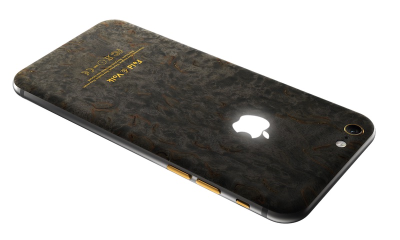 奢華定制版iPhone 6曝光：鱷魚皮、藍(lán)寶石后殼