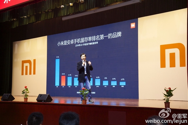 雷军再放豪言:小米手机今年发货1亿台
