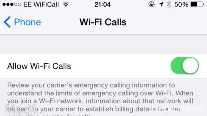 iOS 8.3新功能曝光：WiFi 通話功能擴(kuò)展