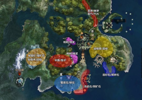 《天諭》物品采集點(diǎn)分布圖 采集物品辨識(shí)攻略