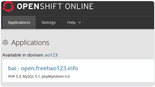 OpenShift 網(wǎng)站空間申請 網(wǎng)站優(yōu)化 免費空間服務