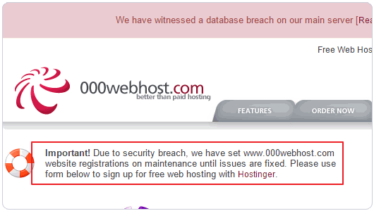 000webhost 000webhost數(shù)據(jù)泄露 000webhost被黑 網(wǎng)站優(yōu)化