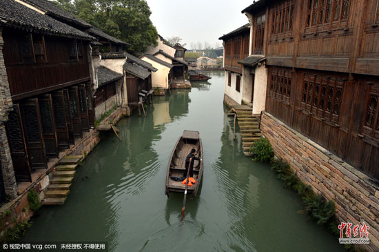 烏鎮(zhèn)景區(qū)小橋流水，靜候八方來賓。(圖片作者：李震宇)