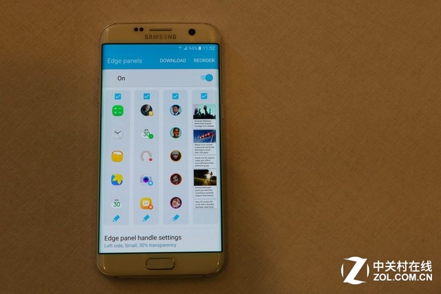 三星S7 edge換裝 側(cè)面屏幕到底能干啥