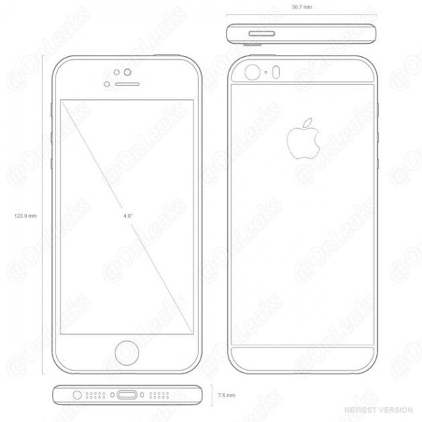 果然就長這樣! 疑iPhone 5se設(shè)計(jì)圖曝光 
