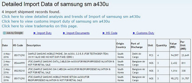 5.5英寸顯示屏 三星GALAXY A4消息曝光 