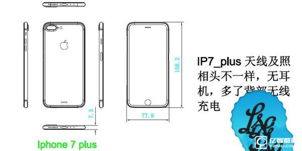 iPhone 7、7 Plus设计图曝光：看完买谁 秒懂！