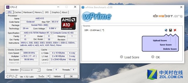不足千元挑戰(zhàn)i5 AMD A10-7870K對比測試 