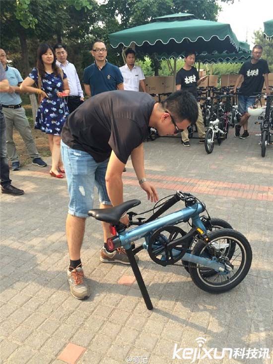 小米智能自行車實拍 小米自行車到底有多大？