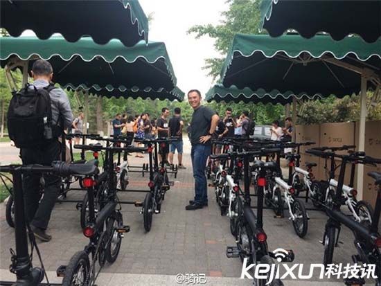 小米智能自行車實拍 小米自行車到底有多大？