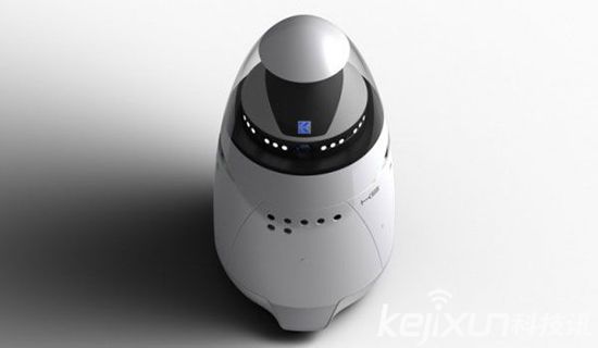 機器人保安萌萌噠 好像星戰(zhàn)的R2機器人