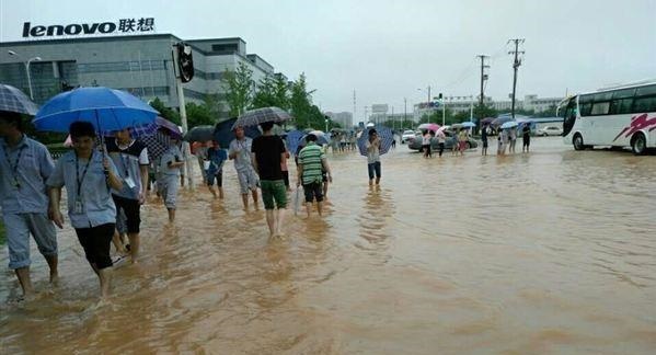 聯(lián)想武漢工廠因暴雨停產(chǎn) 每日或損失百萬利潤