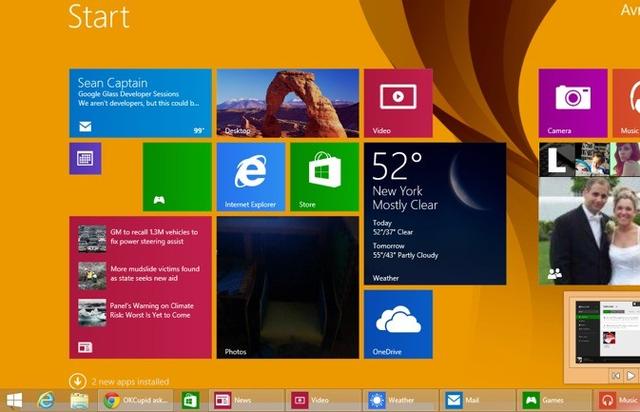 Windows 8.1 Update五大新特征 8日正式推送