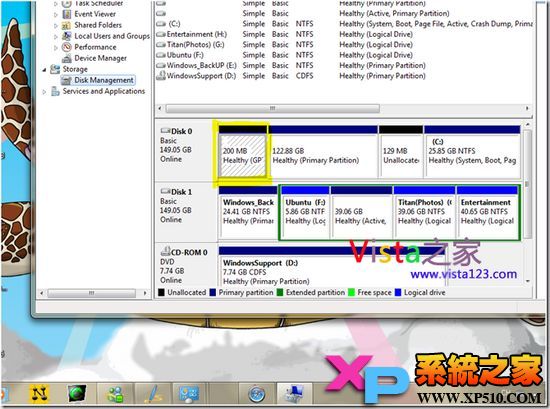 解決Win7安裝后出現(xiàn)隱藏分區(qū)問題