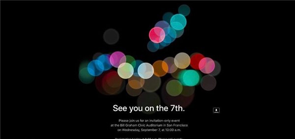 iPhone7/7 Plus發(fā)布會邀請函放出：9月7日見