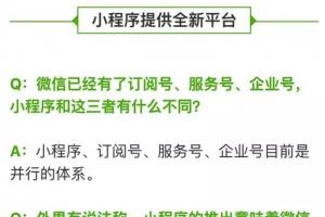 從微信應用號微信小程序 微信的葫蘆里賣著什么藥？