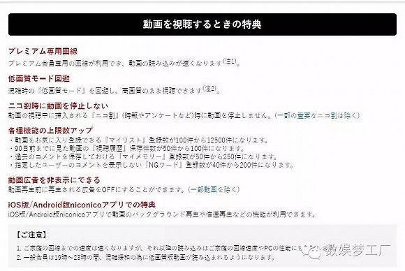 niconico付費(fèi)會(huì)員福利介紹
