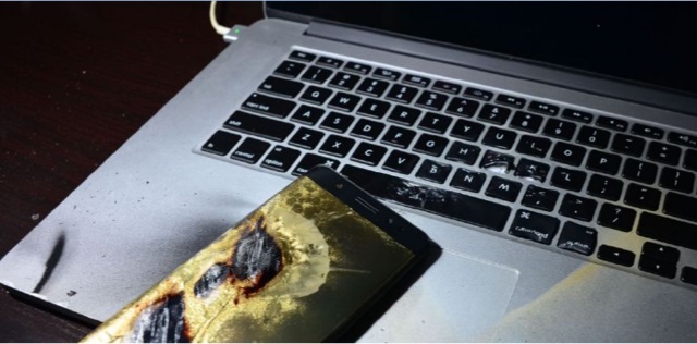 三星Note7爆炸檢測(cè)報(bào)告出爐：電池自燃 非外部加熱