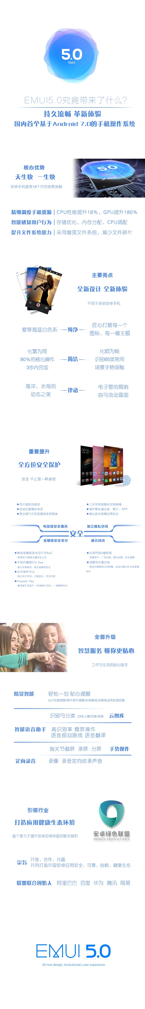 余承東：華為P9/Mate8能升EMUI5 永不卡頓！