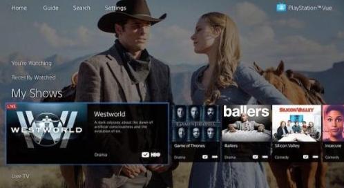 PlayStation Vue登陸Apple TV