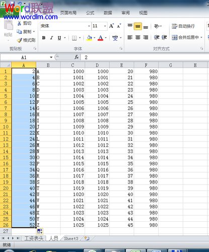 Excel制作工資表內(nèi)容