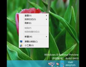 Win8下鼠標(biāo)右鍵單擊桌面彈出菜單中沒有個性化選項怎么辦