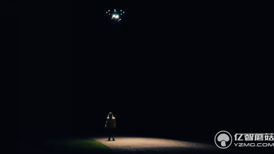 走夜路時如何出場自帶BGM？無人機為你照明就行