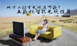 雙十二55寸電視選哪款？五款4K智能電視推薦介紹