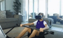 有VR皮艇的Coreyak健身設(shè)備  就算呆在家里也能劃船