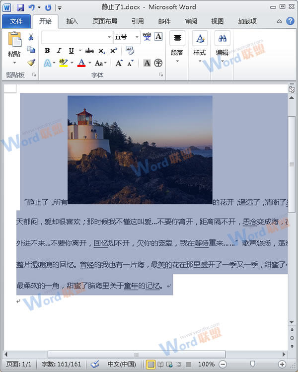 怎么把Word的內(nèi)容以圖片格式插入到Excel2010中？