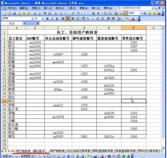 如何制作多賬戶映射,Excel創(chuàng)建多賬戶映射教程,系統(tǒng)之家