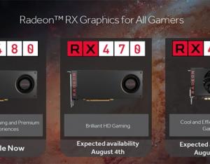 AMD RX 460/470顯卡怎么樣