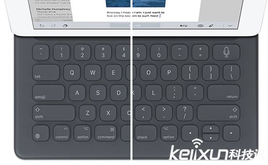 蘋果iPad Pro新專利 智能鍵盤一鍵激活語音助手