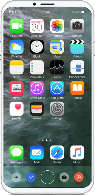 5.8英寸iPhone 8將采用無(wú)邊框OLED屏幕 邊緣位置略有彎曲
