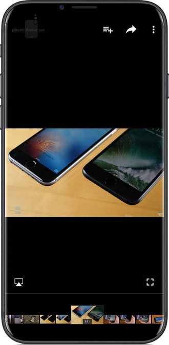 5.8英寸iPhone 8將采用無(wú)邊框OLED屏幕 邊緣位置略有彎曲