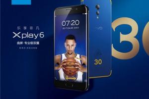 vivo推出Xplay6庫(kù)里定制版：黃藍(lán)配色+定制簽名