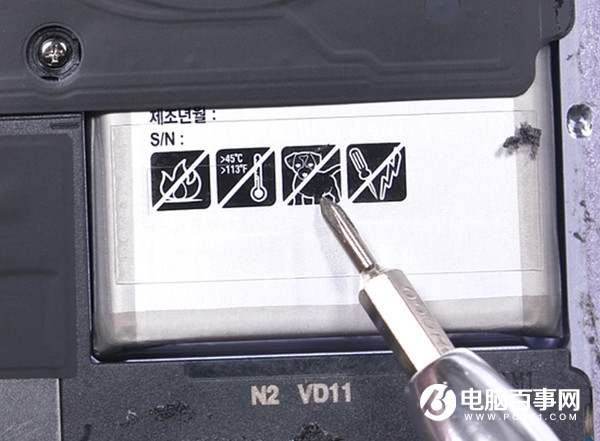 三星S8電池上有個(gè)禁狗標(biāo)簽是什么意思？
