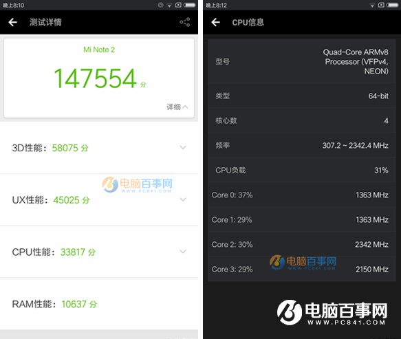 小米6和小米Note2性能哪個(gè)好？跑分對(duì)比