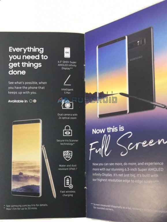 三星Note8宣傳手冊(cè)