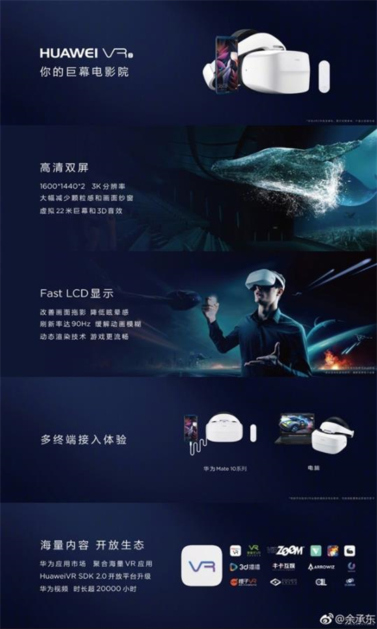 IMAX巨幕影音體驗！華為VR 2即將國內(nèi)上市