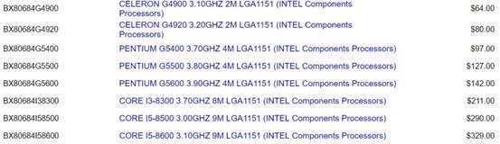 Intel八代奔騰G5600曝光 ：3.9GHz雙核四線程 價格硬傷！