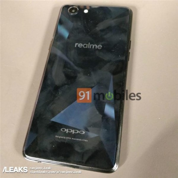 網(wǎng)傳Realme 1真機