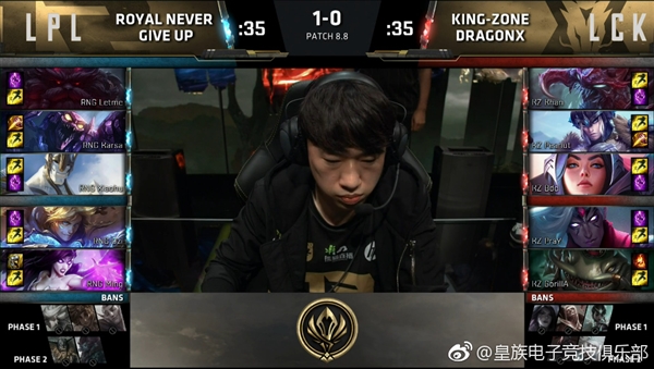 RNG斬獲《英雄聯(lián)盟》MSI 2018總冠軍！3:1擊敗韓國KZ戰(zhàn)隊