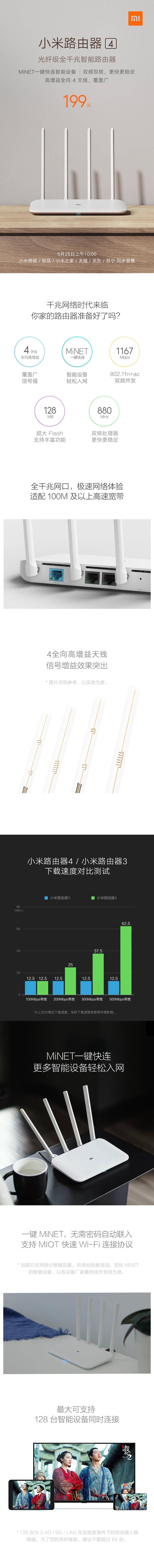 小米路由器4怎么樣？一張圖看懂小米路由器4