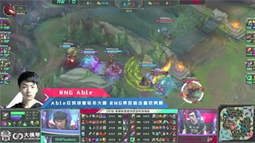 LOL德杯6與日比賽戰(zhàn)報 Able卡莎五殺助力RNG晉級
