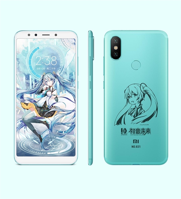 小米6X初音未來版曝光：6GB+64GB版 售價(jià)2099元
