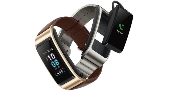 華為手環(huán)新品TalkBand B5曝光：彩色大屏 一秒變耳機