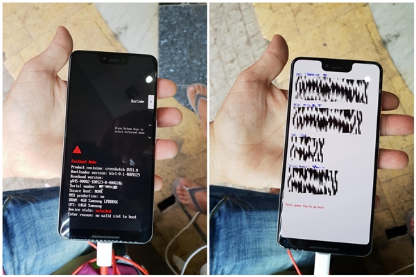 谷歌Pixel 3 XL劉海屏工程機曝光：首次支持無線充電