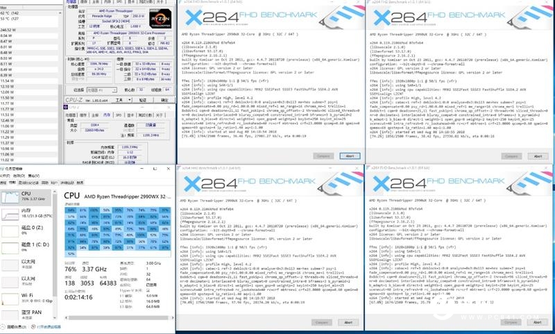 ThreadRipper 2990WX評(píng)測(cè) AMD最牛處理器手撕Intel