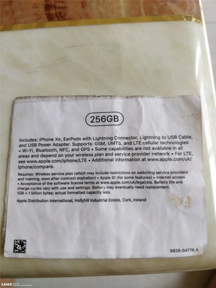 iPhone XS包裝盒曝光 蘋果iPhone XC原型機(jī)和價(jià)格曝光